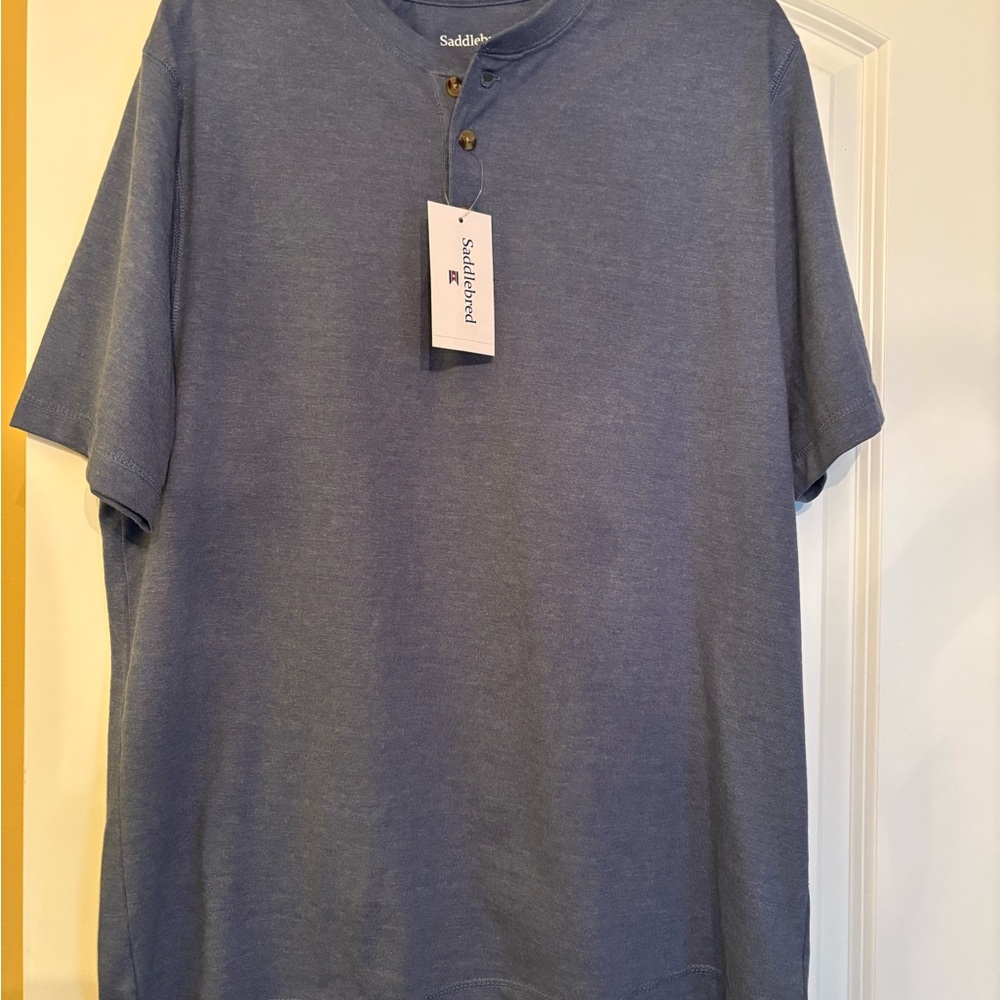 Saddlebred Heather Blue Short Sleeve Tee